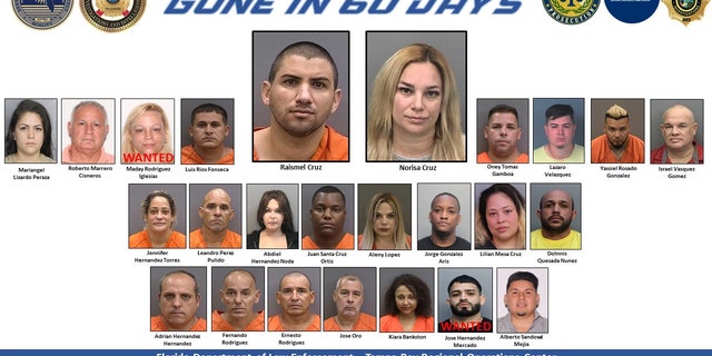 Operation Gone in 60 Days suspects