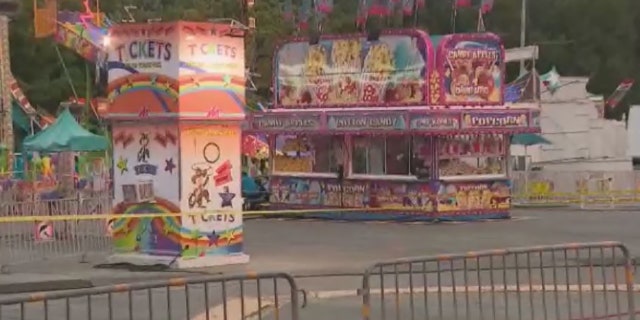 ticket booth at carnival