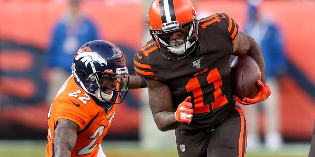 Antonio Callaway playing for the Browns in 2019