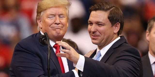 Trump and DeSantis