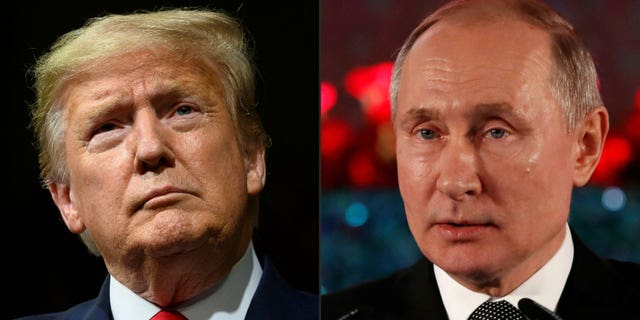 Donald Trump and Vladimir Putin