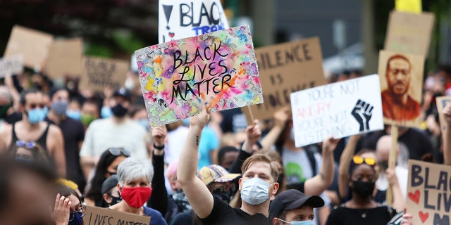 Black Lives Matter protesters in Canada