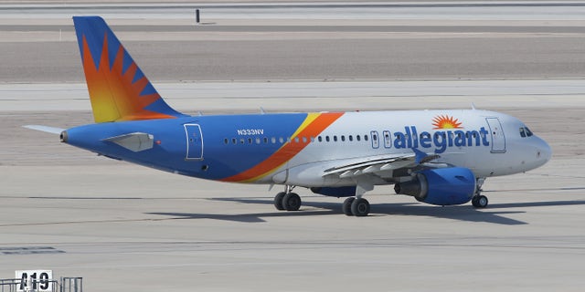 Allegiant Air jet on tarmac