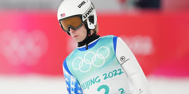 Patrick Gasienica during the 2022 Winter Olympics