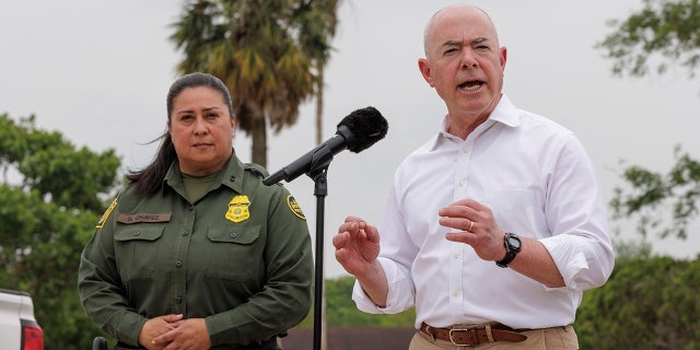Mayorkas at the border