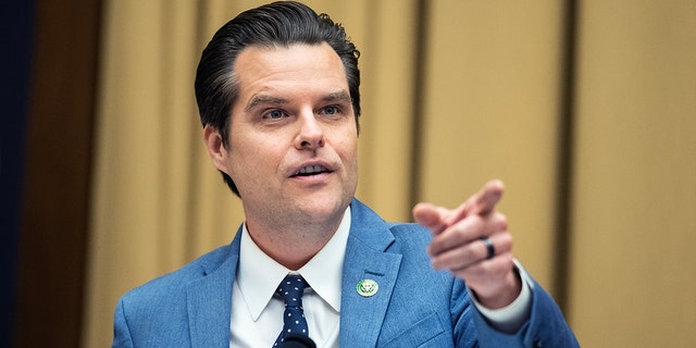 Gaetz pointing