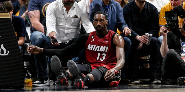 Bam Adebayo plays in Game 1 of the NBA Finals