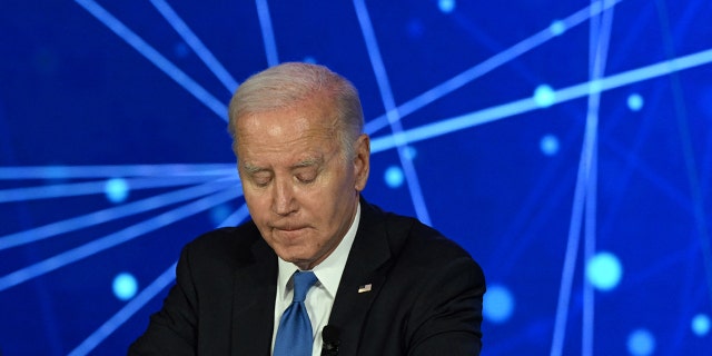 Joe Biden sitting
