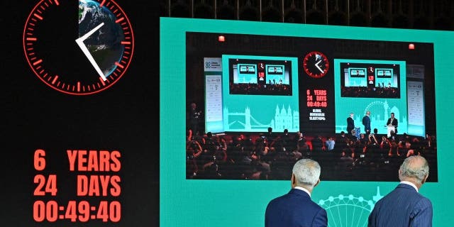 London Mayor Sadiq Khan Climate clock