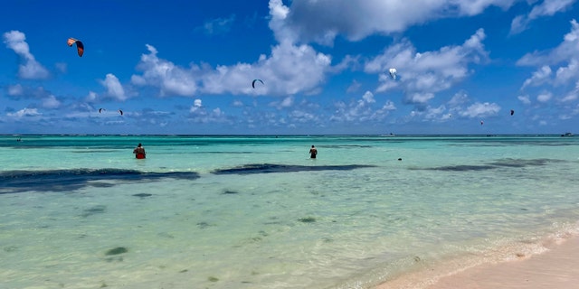 a Dominican Republic beach