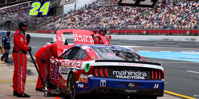 Chase Briscoe en boxes en Coca-Cola 600