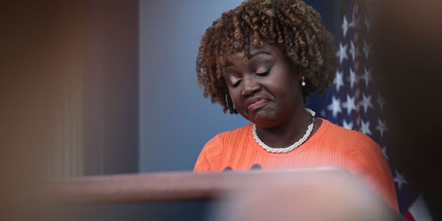 White House press secretary Karine Jean-Pierre