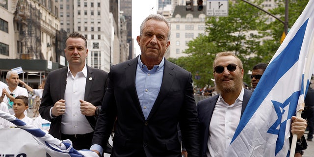 Robert Kennedy Jr.  marching in the NYC Israel parade