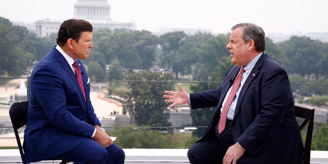 Chris Christie and Bret Baier