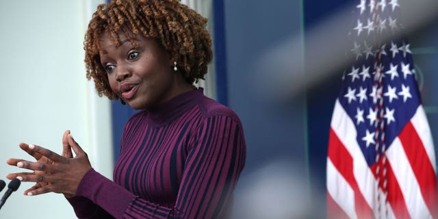White House press secretary Karine Jean-Pierre