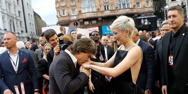 Tom Cruise and Pom Klementieff