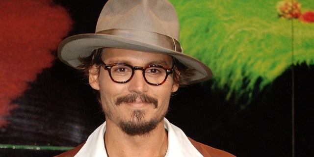 Johnny Depp at the premiere of Charlie and the Chocolate Factory" in Tokyo