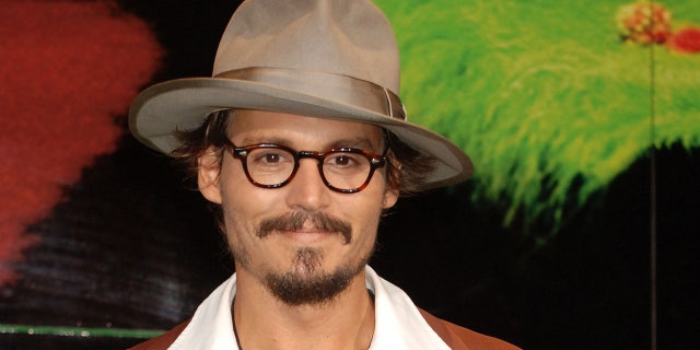 Johnny Depp at the premiere of Charlie and the Chocolate Factory" in Tokyo