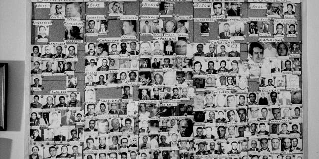 Mafia bosses on crime board