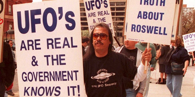 Roswell Protestor in DC
