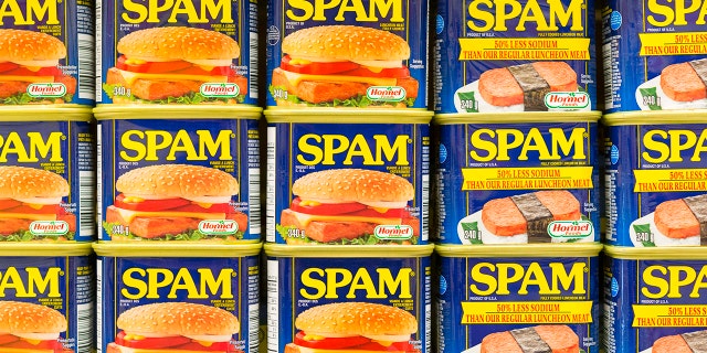 Stacks of spam