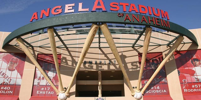 Exterior view of the Angels stadium