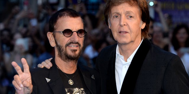 Ringo Starr and Paul McCartney