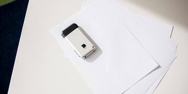 first model of iPhone, released 2007