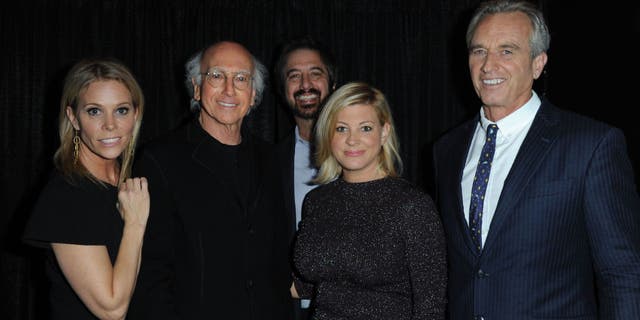 Cheryl Hines, Larry David, Ray Romano, Guest and Robert Kennedy Jr.