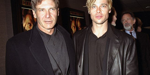 harrison ford brad pitt at devils own premiere