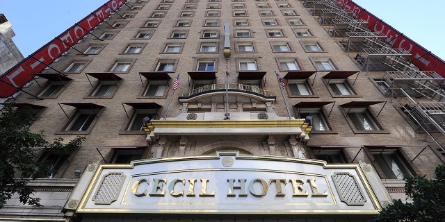 The exterior of the Cecil Hotel