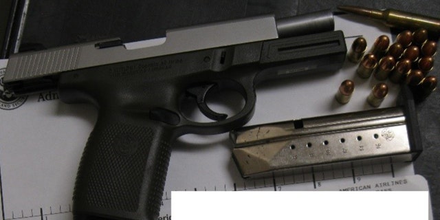 Gun and ammo found at South Dakota airport
