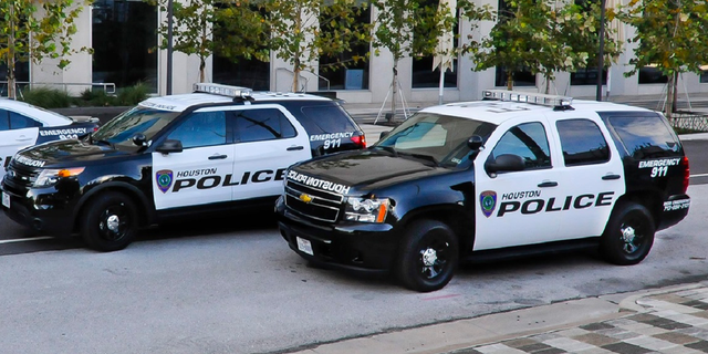 Houston Police Department vehicles