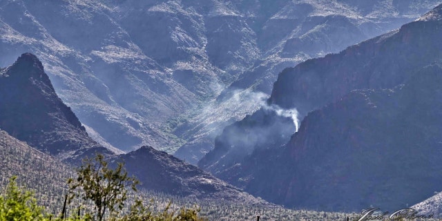 Arizona plane crash aerials