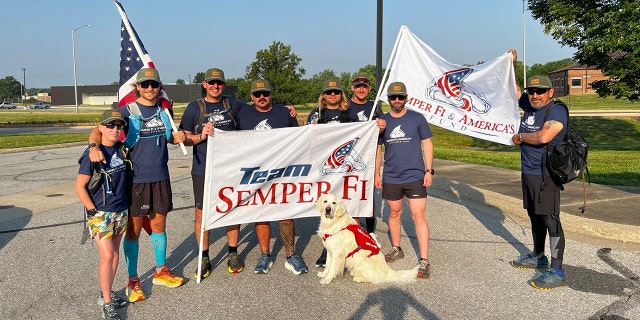 Veteran PTSD walk