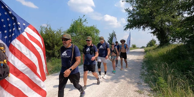 Veteran PTSD walk