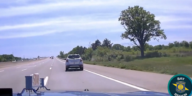 Michigan State Police Interstate-75 chase