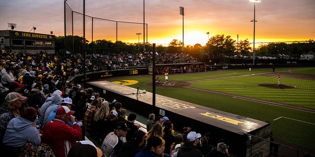 General view of the Iowa Hawkeyes baseball field