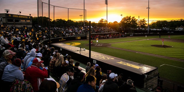 General view of the Iowa Hawkeyes baseball field