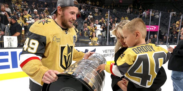 Ivan Barbashev holds Stanley Cup