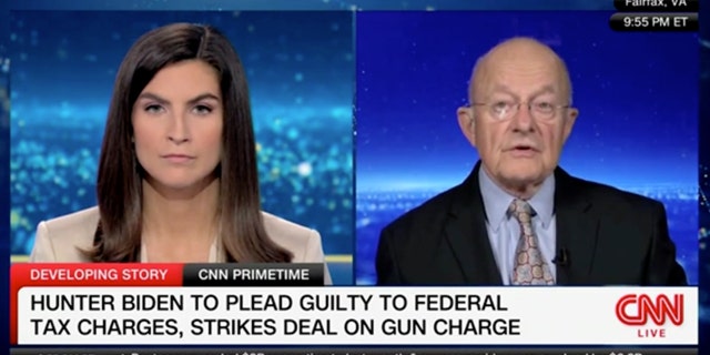 James Clapper and Kaitlan Collins