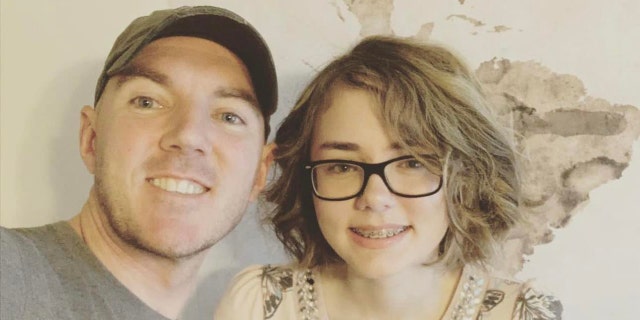 James and Astyn selfie