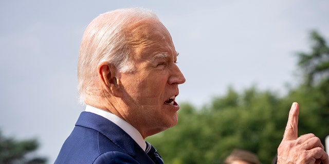 President Biden answers reporters' questions at the White House