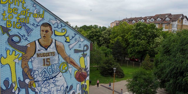 jokic mural