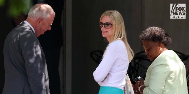 Beth Holloway is spotted arriving to court in Birmingham
