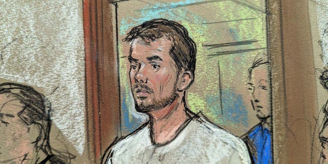 Joran van der Sloot in courtroom sketch