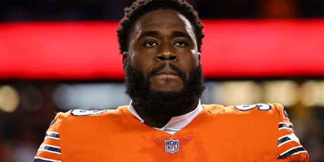 Justin Jones during a Chicago Bears game