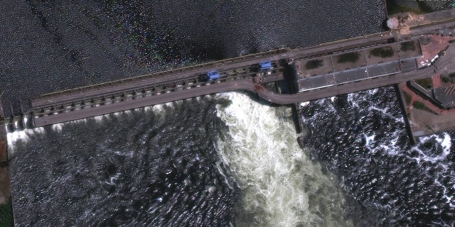 Kakhovka dam before damage