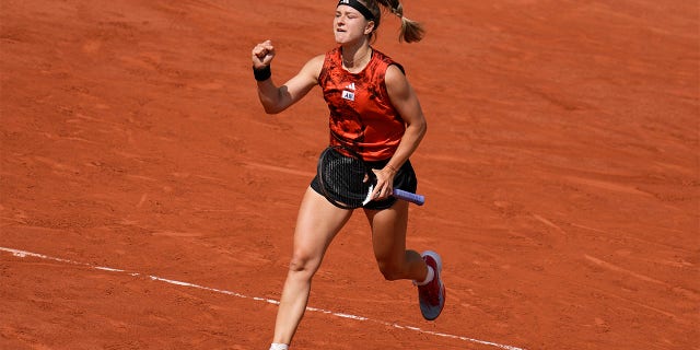 Carolina Muchova fist pump