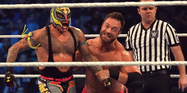 LA Knight vs Rey Mysterio in March